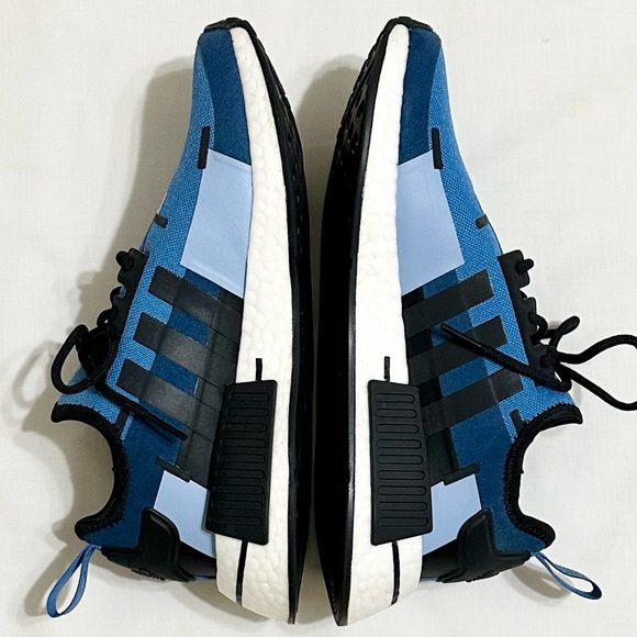 Adidas NMD R1 x Pharrell Focus Blue/Core Black/Ambient Sky Athletic Shoes - US 6 - Picture 9 of 17